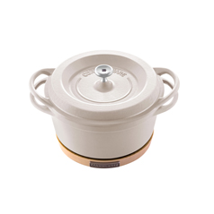 Corningware康宁铸铁锅系列18cm炖锅-米 CW-CI18-BG